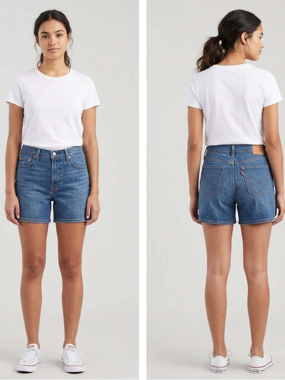 1980’s Vintage Levi's 515 Denim Shorts in Dark Blue